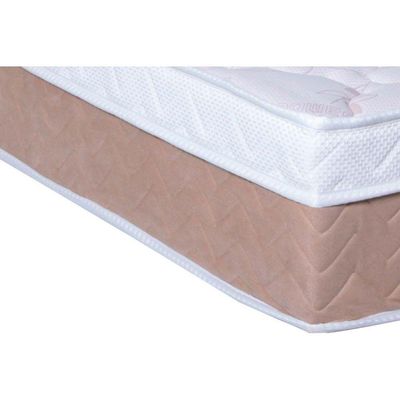Cama Box Baú Queen: Colchão Anatômico Orthoflex Foggia Premier + Base CRC Suede Clean (158x198)