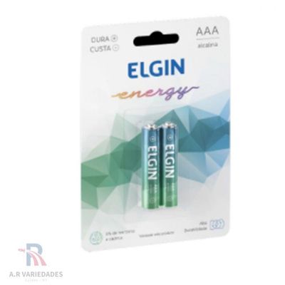 Pilha Alcalina Aaa Palito Elgin Com 4 Unidades Economica
