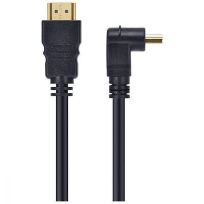 Cabo Hdmi 2.0 4k Ultra Hd 3d Conexão Ethernet Com 01 Conector 90º 3 Metros - H2090-3