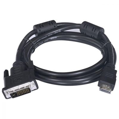 Cabo Hdmi Macho Para Dvi-d 24+1 Pinos 2 Metros Hdvi-2