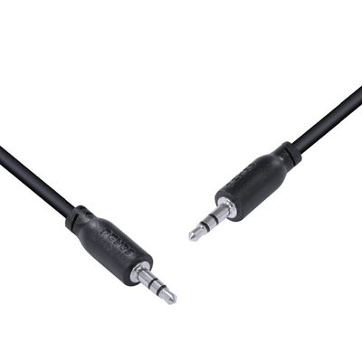 Cabo P2 3.5mm Macho Para P2 3.5mm Macho 28awg Puro Cobre 60 Cm - P35m-06