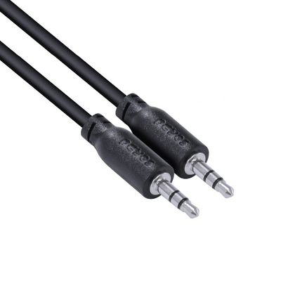 Cabo P2 3.5mm Macho Para P2 3.5mm Macho 28awg Puro Cobre 60 Cm - P35m-06