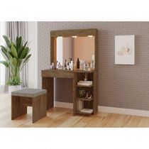Penteadeira Camarim Eliza 1 Gav. -150x92cm Canela