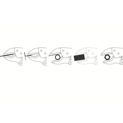 Alicate De Pressão Mordente Triangular 10" Tramontina Pro Tramontina