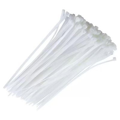 Abraçadeira De Nylon 4,5x380mm - 50 Unidades Branca