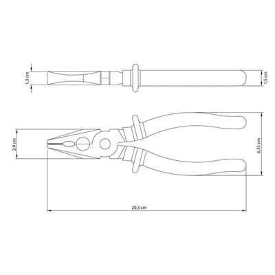 Alicate Universal 8" Isolado 1000 V Tramontina Tramontina