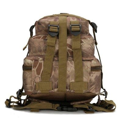 Mochila Multiuso Escolar Tática Cargueira 30 Litros Camping Pesca Cáqui
