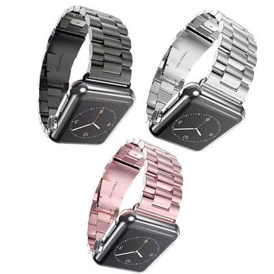 Kit 3 Pulseiras Aço Elos Relogio Smartwatch Inteligente