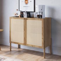 Balcão Aparador Cantinho do Café Pés Madeira Moss A03 Hanover Roble - Lyam Decor