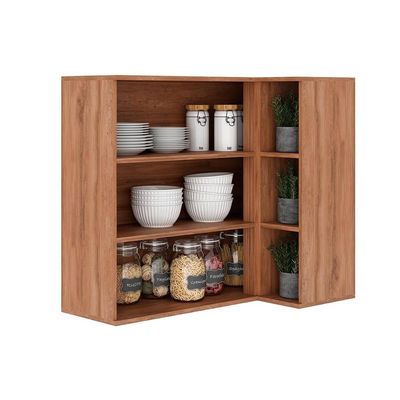 Armário Aéreo Cozinha Modulado Bella 2604 Canto Reto c/ 2 Portas 94cm Branco - Carraro