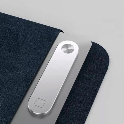 Suporte De Celular De Alumínio Magnético Para Notebook Prateado