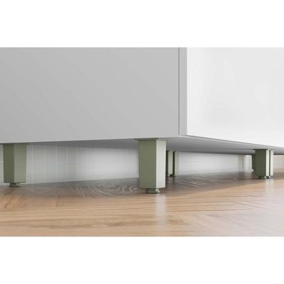 Cozinha Modulada Completa Marquesa 6 Peças (3Aéreos+2Balcões+1Paneleiro) C6P86 Nature/Verde - Nesher