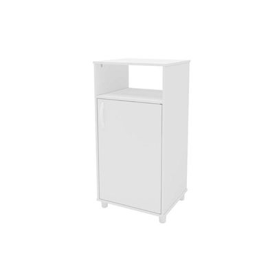 Gabinete Multiuso p/ Área Serviço Balcão Água c/ 1 Porta 42cm Branco - Politorno
