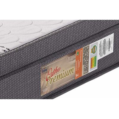 Colchão Casal Anatômico D28 / OrthoPremium Euro Pillow Grey (138x188x24) - Polar