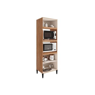 Torre Quente de Cozinha Paneleiro Alpha 2511 c/ 2 Fornos 3 Portas 70cm Branco - Carraro