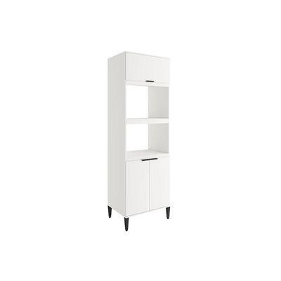 Torre Quente de Cozinha Paneleiro Alpha 2511 c/ 2 Fornos 3 Portas 70cm Branco - Carraro