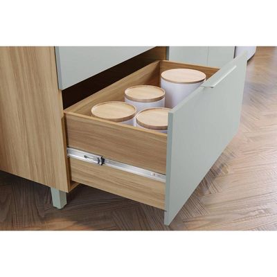 Armário Multiuso p/ Área Serviço Marquesa c/ 4 Portas e 4 Gavetas 140cm Branca - Nesher