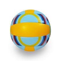 Bola De Vôlei Quadra Praia Tamanho Padrão Azul E Amarelo