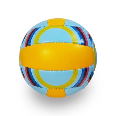 Bola De Vôlei Quadra Praia Tamanho Padrão Azul E Amarelo