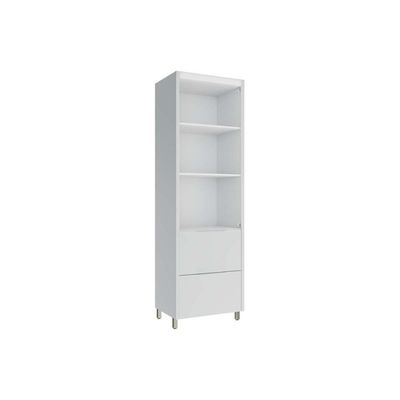 Módulo Cozinha Nesher Marquesa Paneleiro c/ 2 Portas e 2 Gavetas 70cm Branca - Nesher