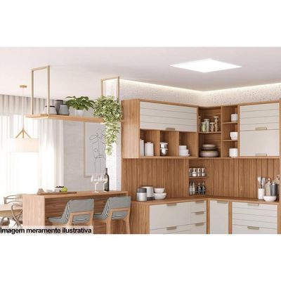 Prateleira Decorativa Sala Estar Suspensa Eloise 1.25cm Freijo - Mgm