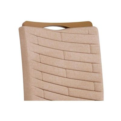 Cadeira Sala De Jantar Julia Kit 6 Un Freijó-suede Kraft - Dj Móveis