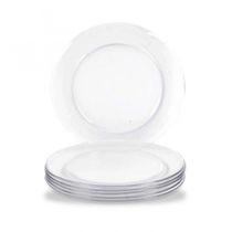 Jogo 10 Pratos Raso Gourmet Astral 26cm Marinex Santa Marina