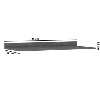Tampo de Cozinha Modulado p/ Balcão Firenze 120cm Avena Touch - Demóbile