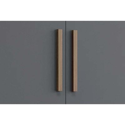Guarda Roupa 6 Portas e 5 Gavetas Porto Cinamomo/Off White - Panan