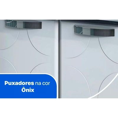Balcão p/ Banheiro Rubi c/ 2 Portas Branco - Telasul