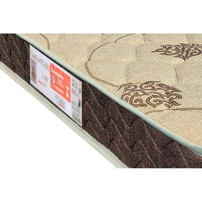 Cama Box Solteiro: Colchão Espuma D33 Orthoflex Comfortpedic + Base CRC Suede Clean (88x188)