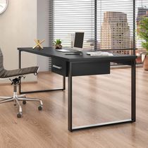 Mesa de Escritório Málaga 1 GV Preta 190 cm