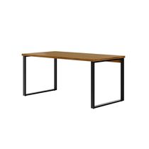Mesa de Escritório Málaga Nogal e Preta 150 cm
