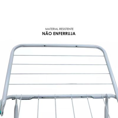 Varal Retrátil de Chão com Abas