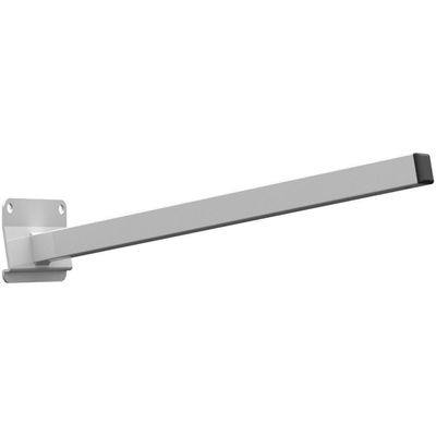 Suporte Refletor Inclinado Parede Braço 30 Cm - Branco