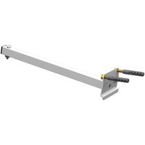 Suporte Refletor Inclinado Parede Braço 30 Cm - Branco