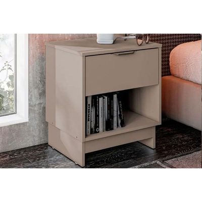 Mesa Cabeceira Casal 1145 c/ 1 Gaveta Freijo - Carraro