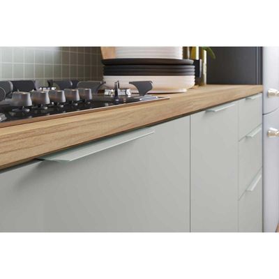Kit Cozinha Completa 6 Peças Marquesa (3Aéreos+3Balcões) C6P42 Nature/Verde - Nesher