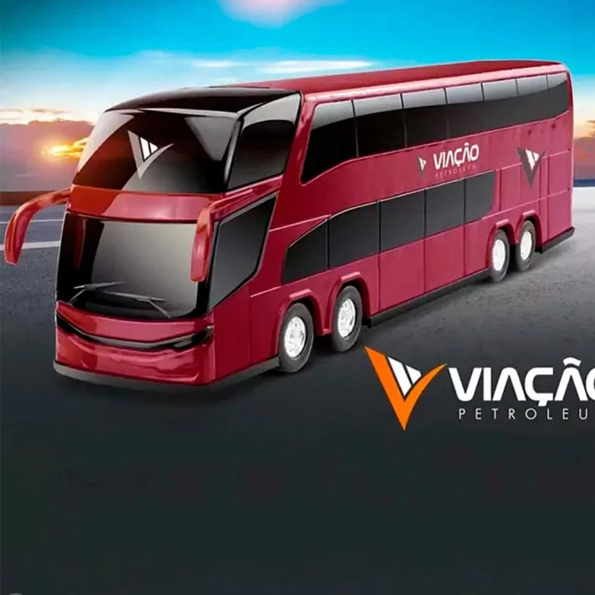 Onibus Viação Petroleum Bordô Roma Jensen 1475