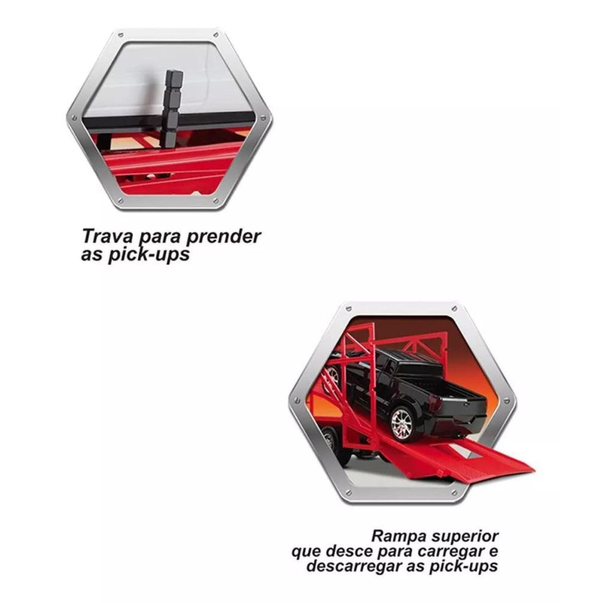 Caminhão Diamond Truck Cegonheira Azul Roma Jensen 1321