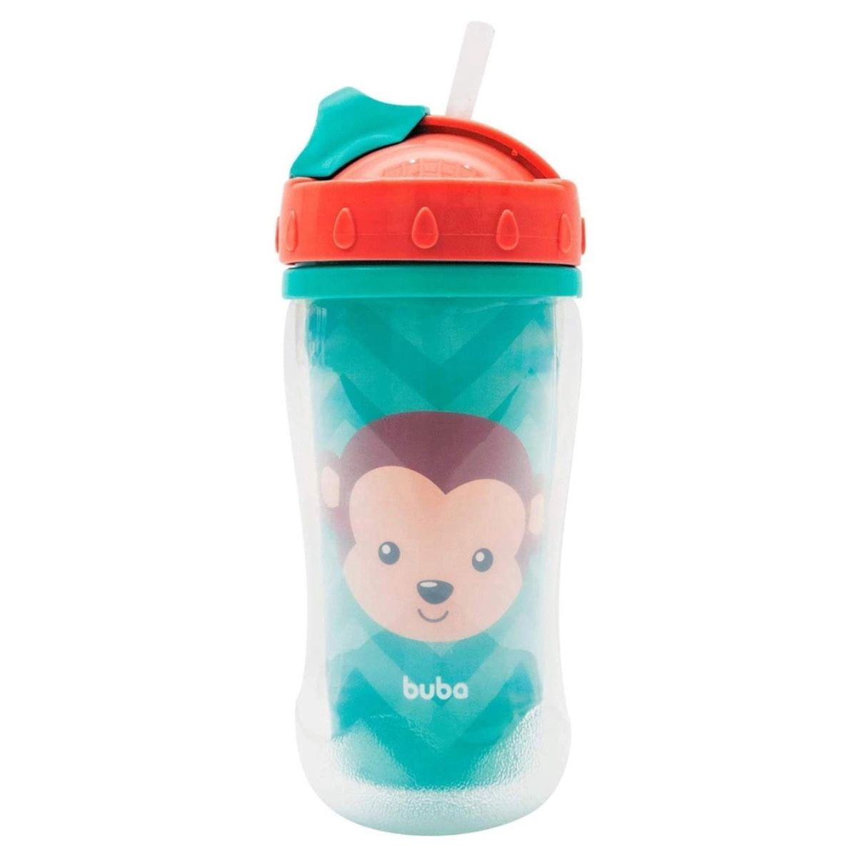 Copo Parede Dupla  Animal Fun Macaco Buba 12086