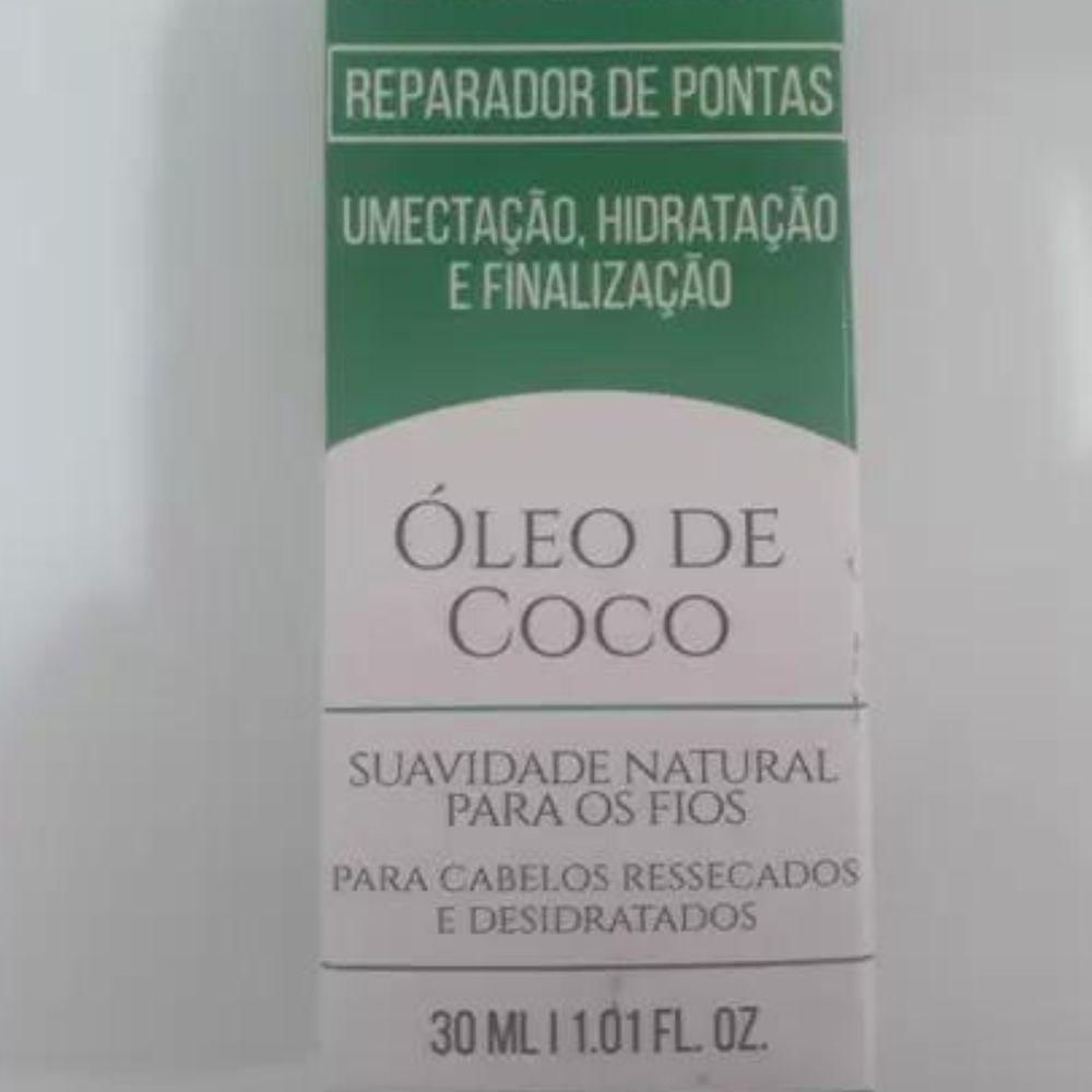 Kit Com 2 Óleo Capilar De Coco Reparador De Pontas