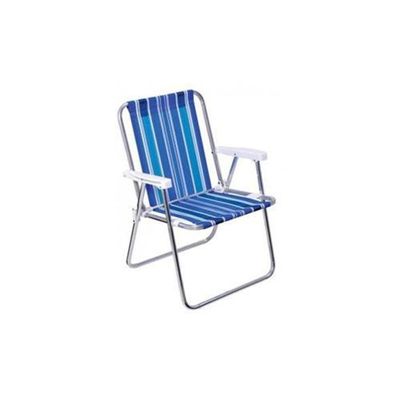 Cadeira Aluminio Alta 2101 Mor