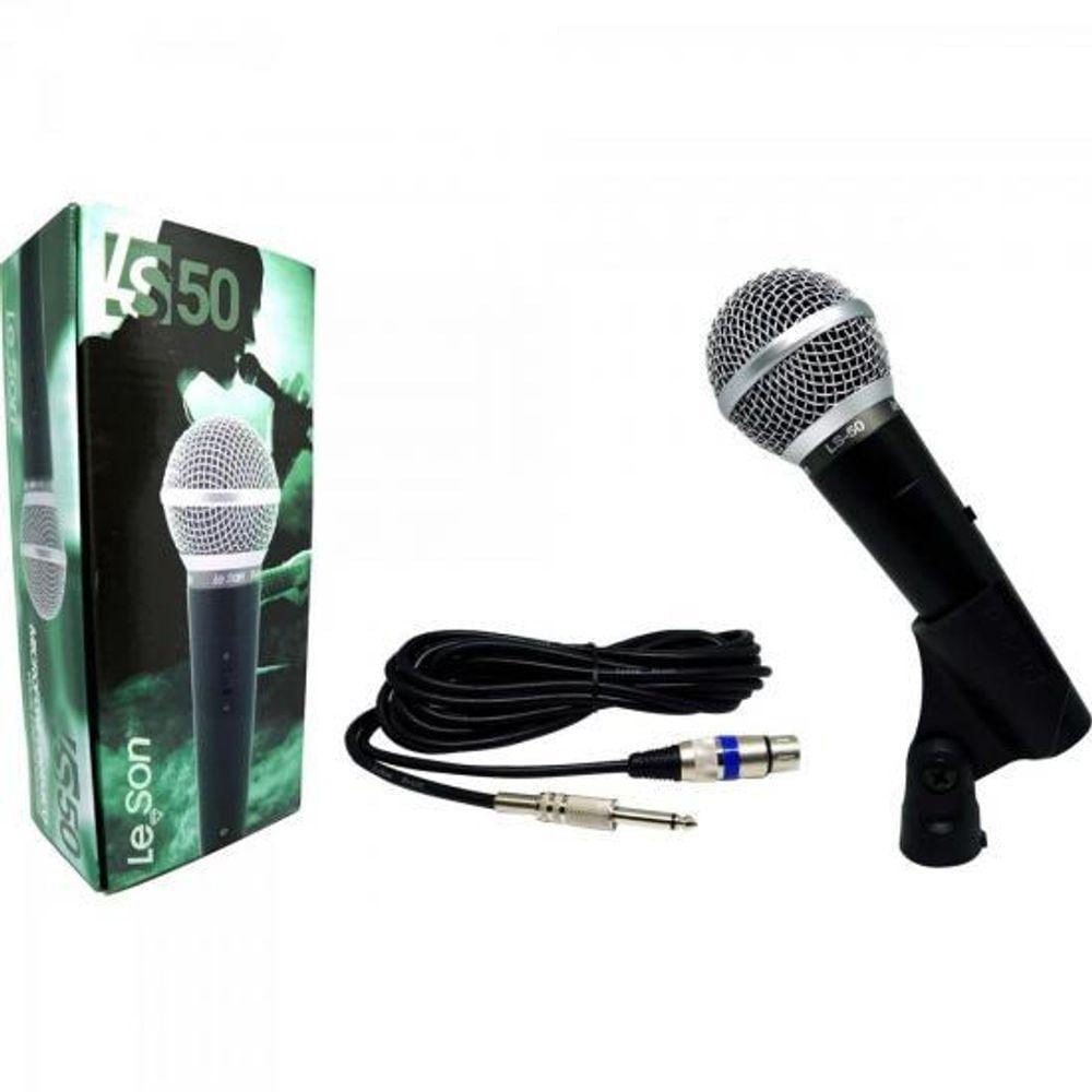 Microfone C-fio Ls-50 Dinamico Leson [f086]