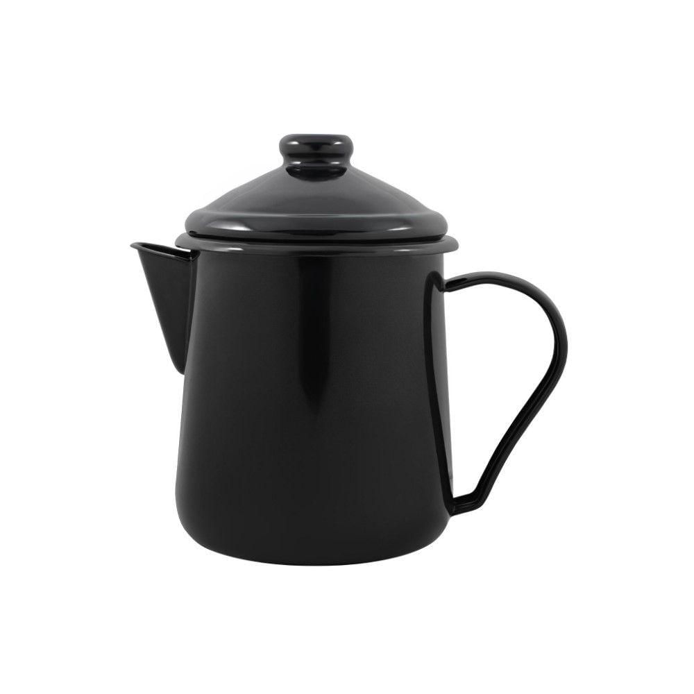 Leiteira Tradicional Esmaltada Preto 1,1 L Ewel