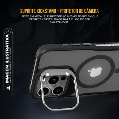 Capa para iPhone 16 - MagSafe Venom - Preta - Gshield