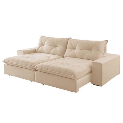 Sofá Hall Linho Dois Módulos De 80cm B25cm Meu Sofá Online A294 Linho Creme