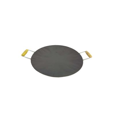 Disco Picanheira Côncava Alça Madeira Chapa 2mm Pequena 37cm