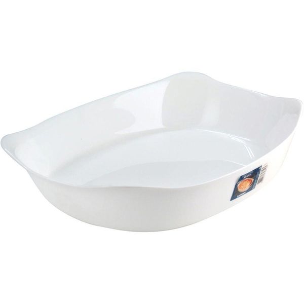 Luminarc Smart Cuisine Assadeira 6X34X25Cm 2,7L Vidro Temperado Branco