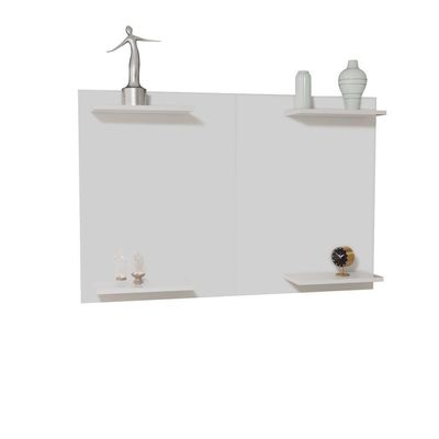 Painel Para TV Até 50 Pol Quartos E Salas Em MDF Branco